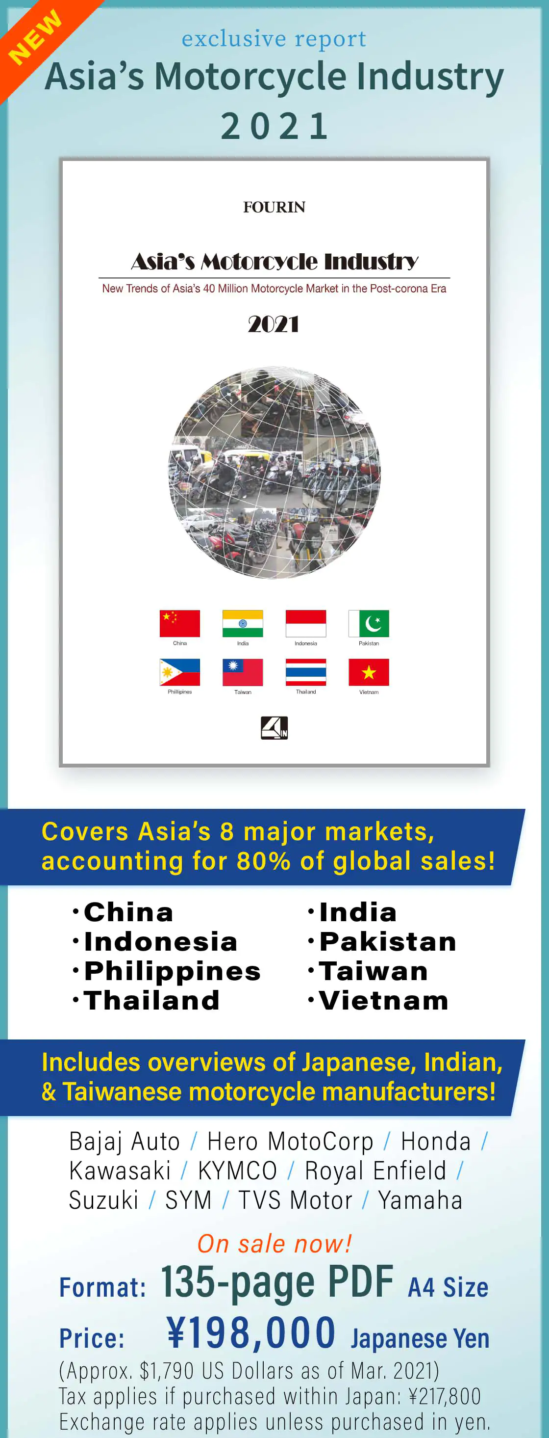 Asia's Motorcycle Industry - click for details about our report