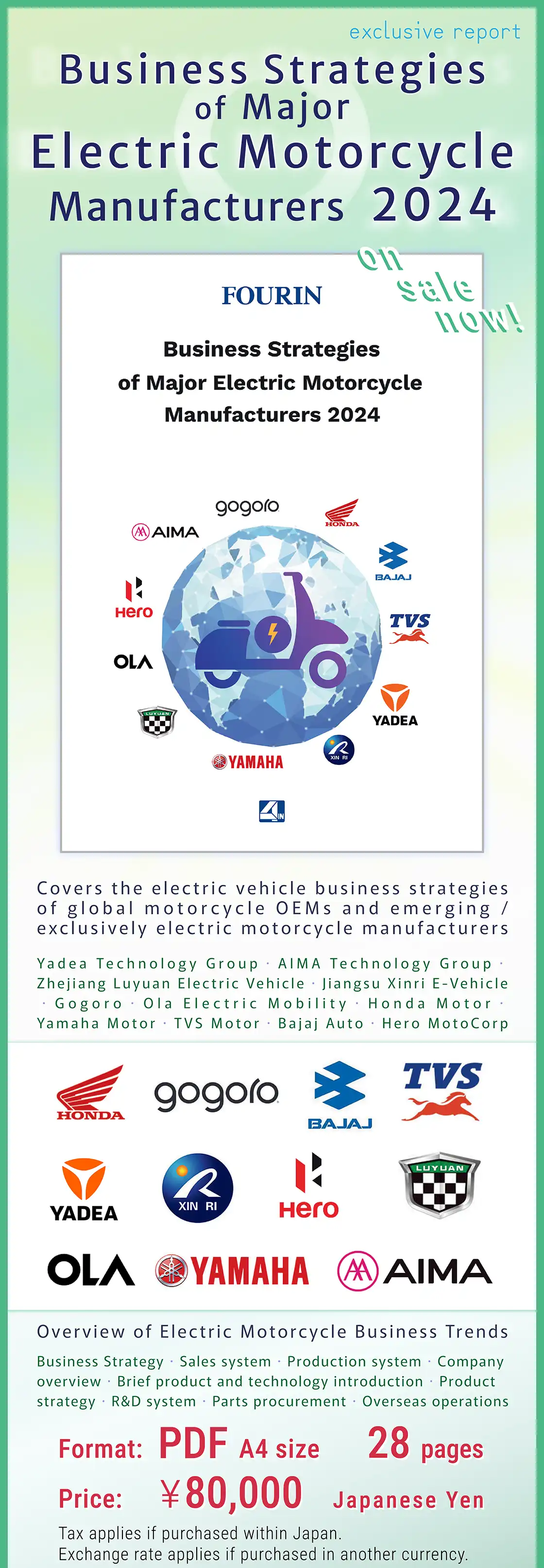 Business Strategies of Major Electric Motorcycle Manufacturers 2024