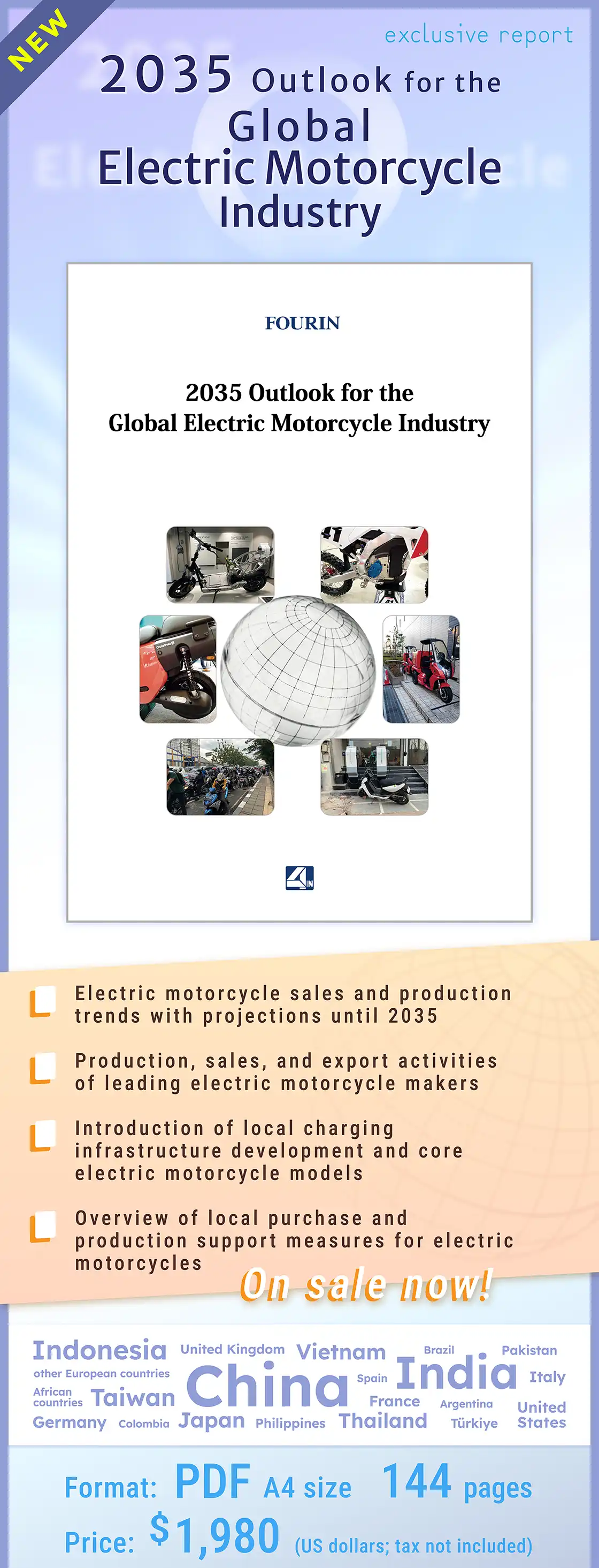 Current Status and 2030 Outlook of Electrification in the Global Motorcycle Market - click to go to our publication order page